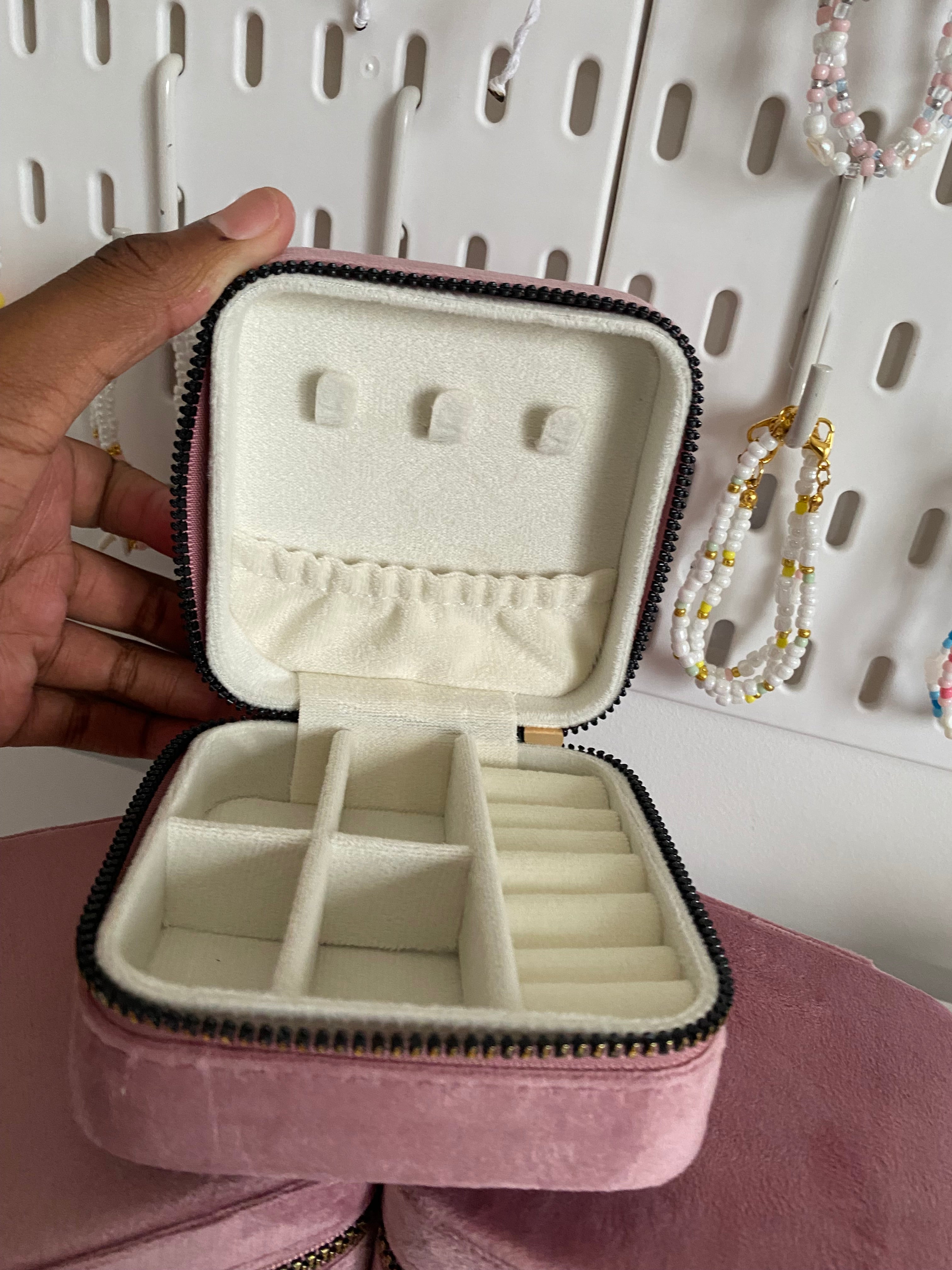 Pink Velvet Jewellery Box!