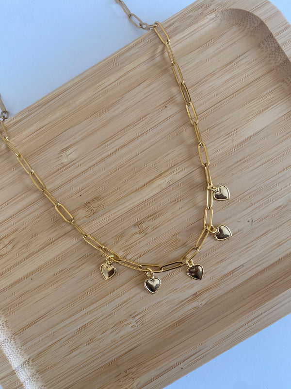 Gold Aurelia Charm Necklace!
