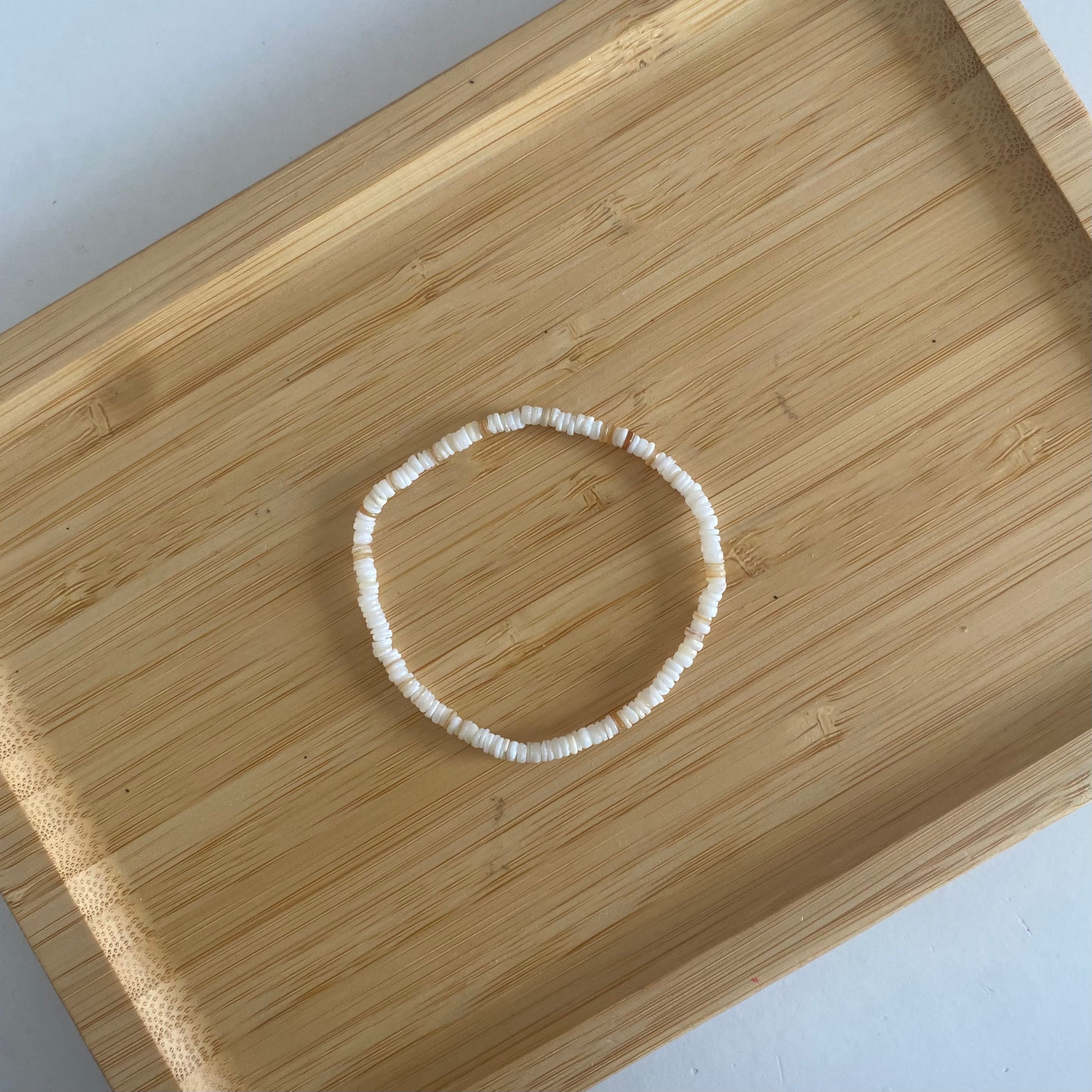 Natural Flat Shell Bracelet!
