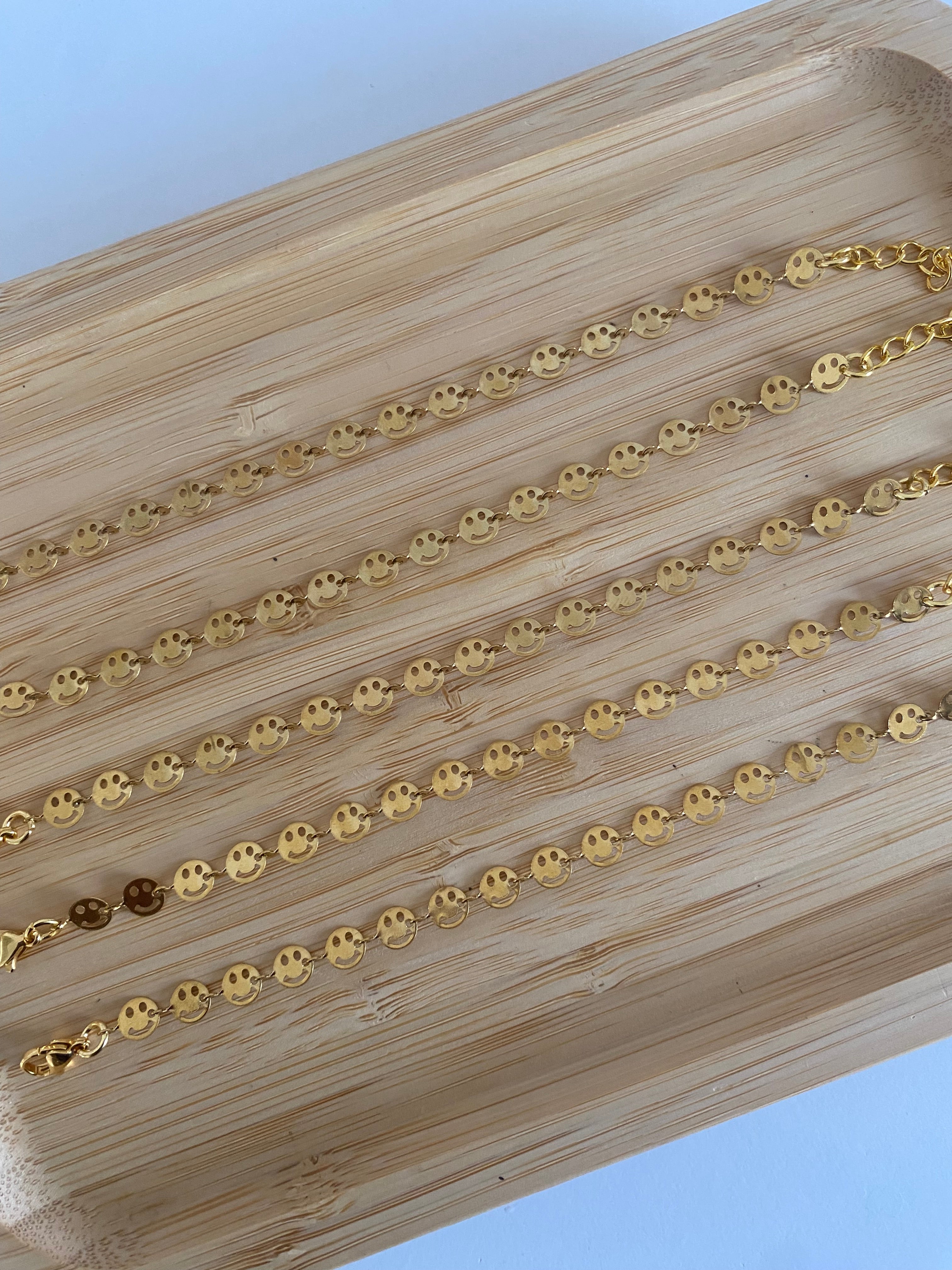 Gold Smiley Bracelet!