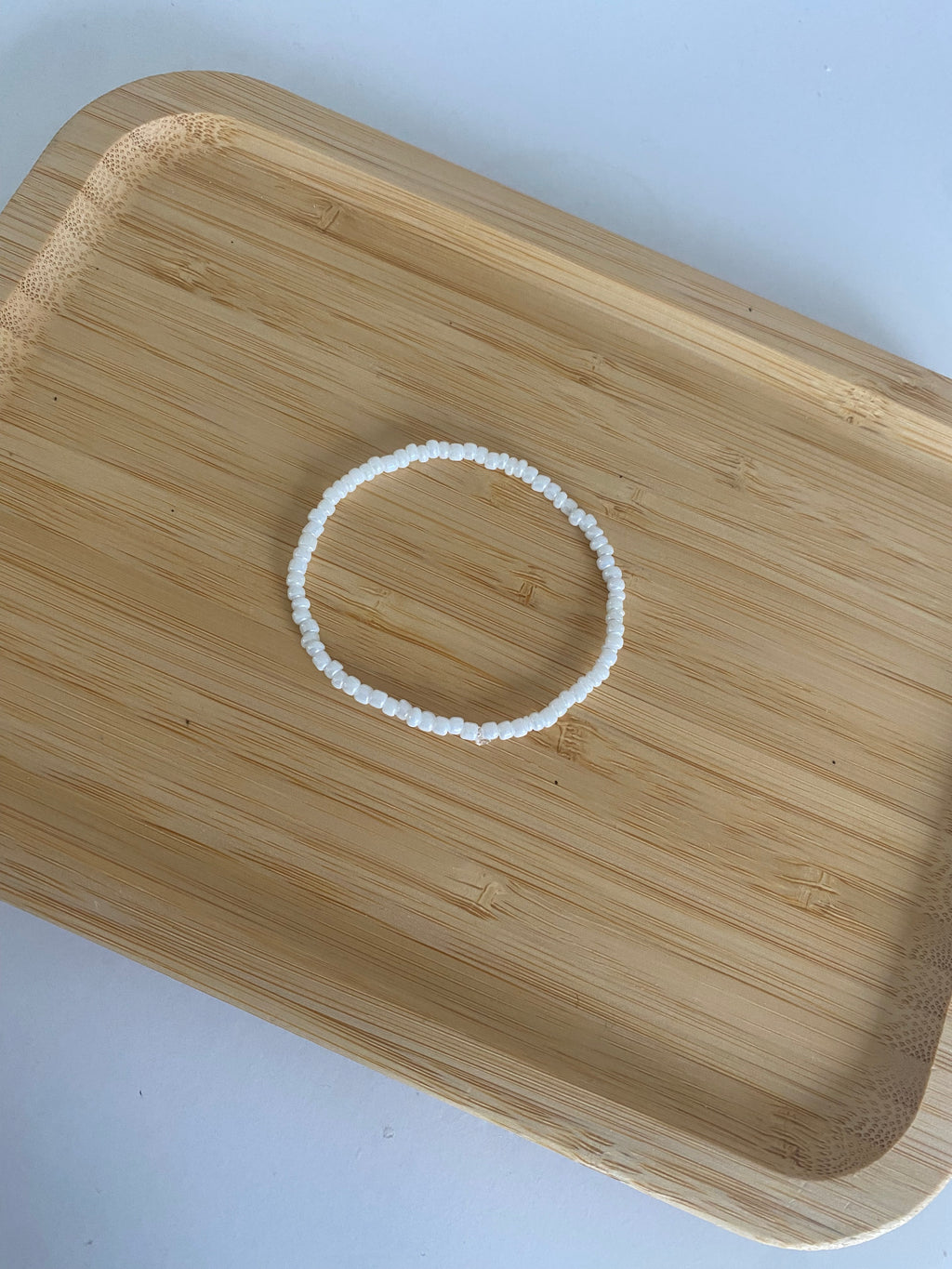 White pearl bracelets!