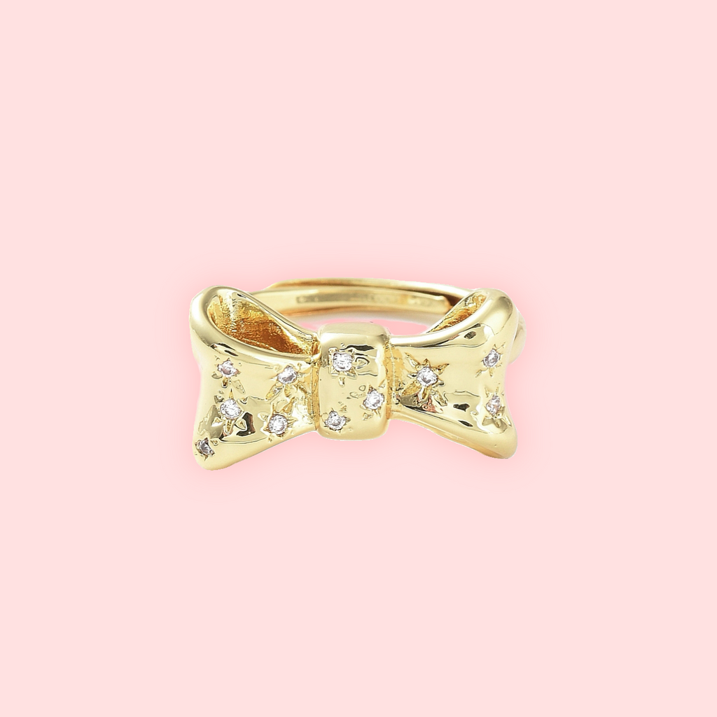 Gold Bow Knot Ring!