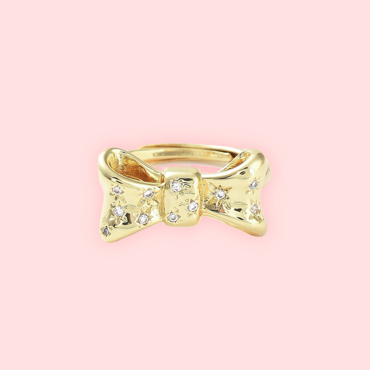 Gold Bow Knot Ring!