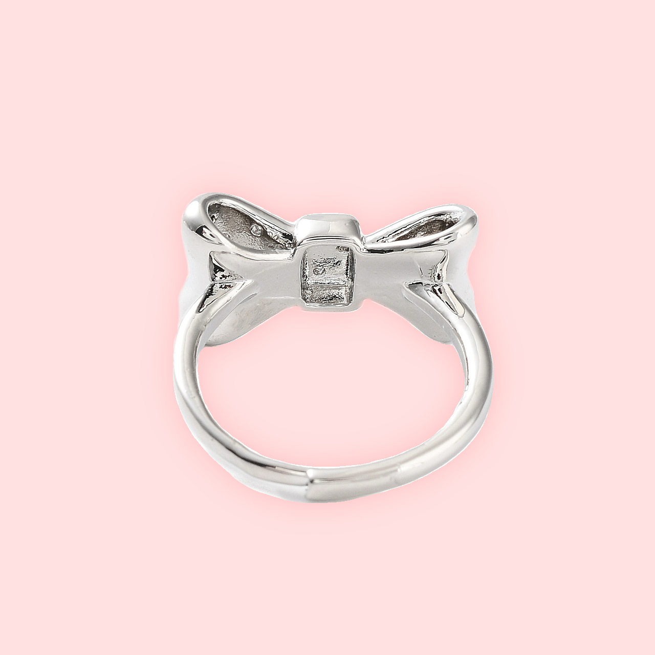 Silver Bow Knot Ring!