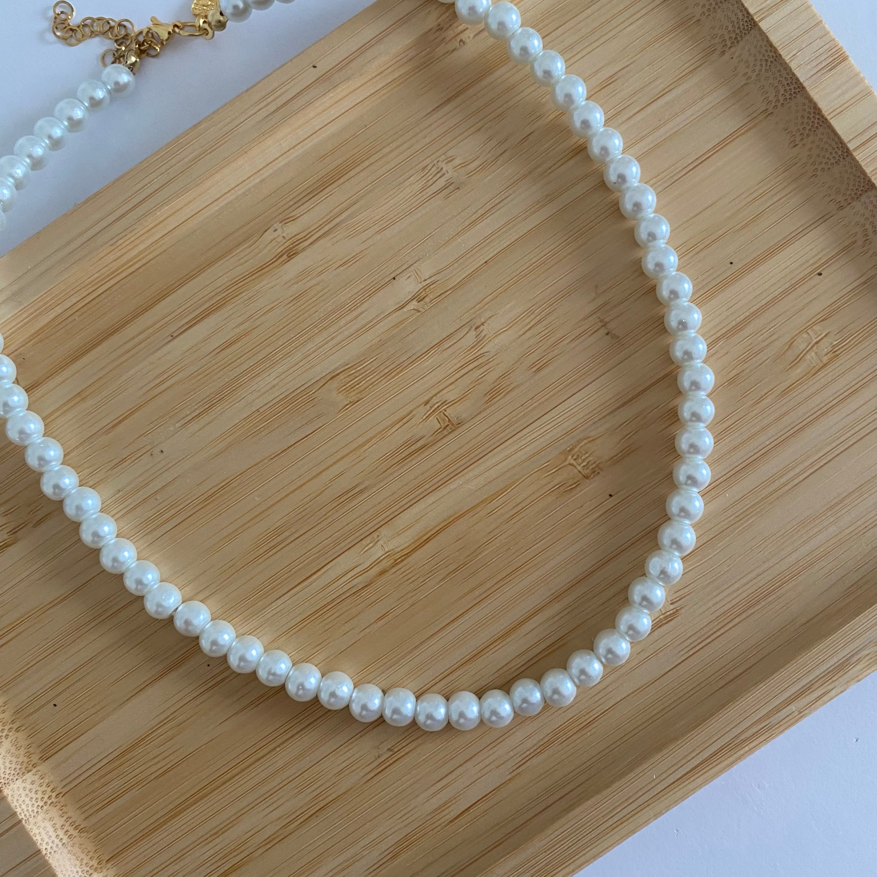 Glass Pearl Necklace!