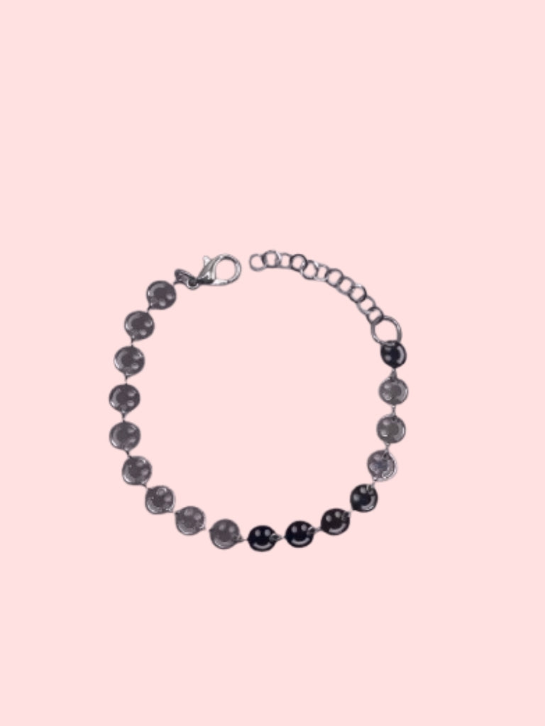 Silver Smiley Bracelet!