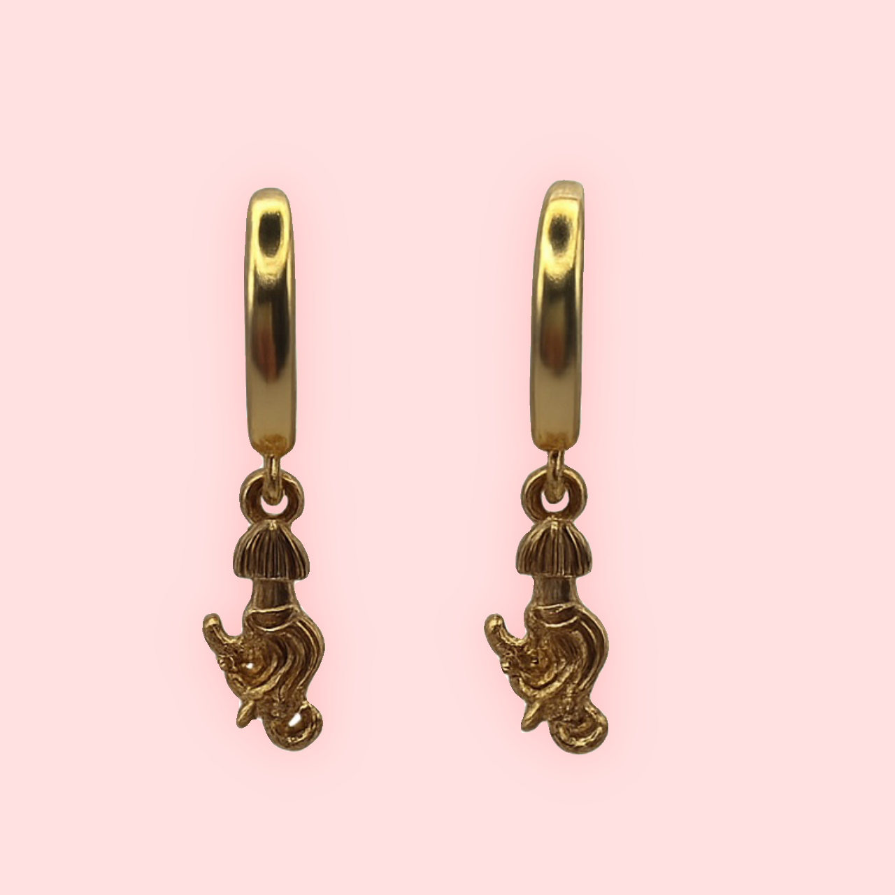Gold Jellyfish Huggies!