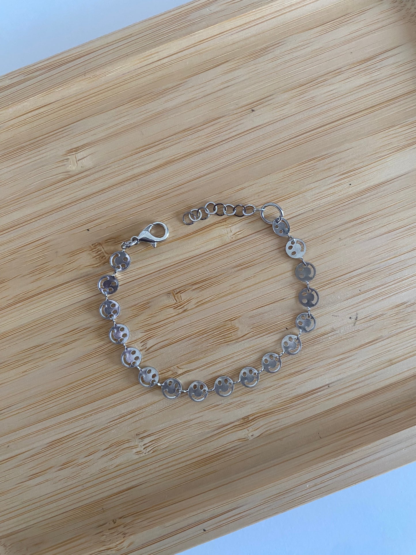 Silver Smiley Bracelet!