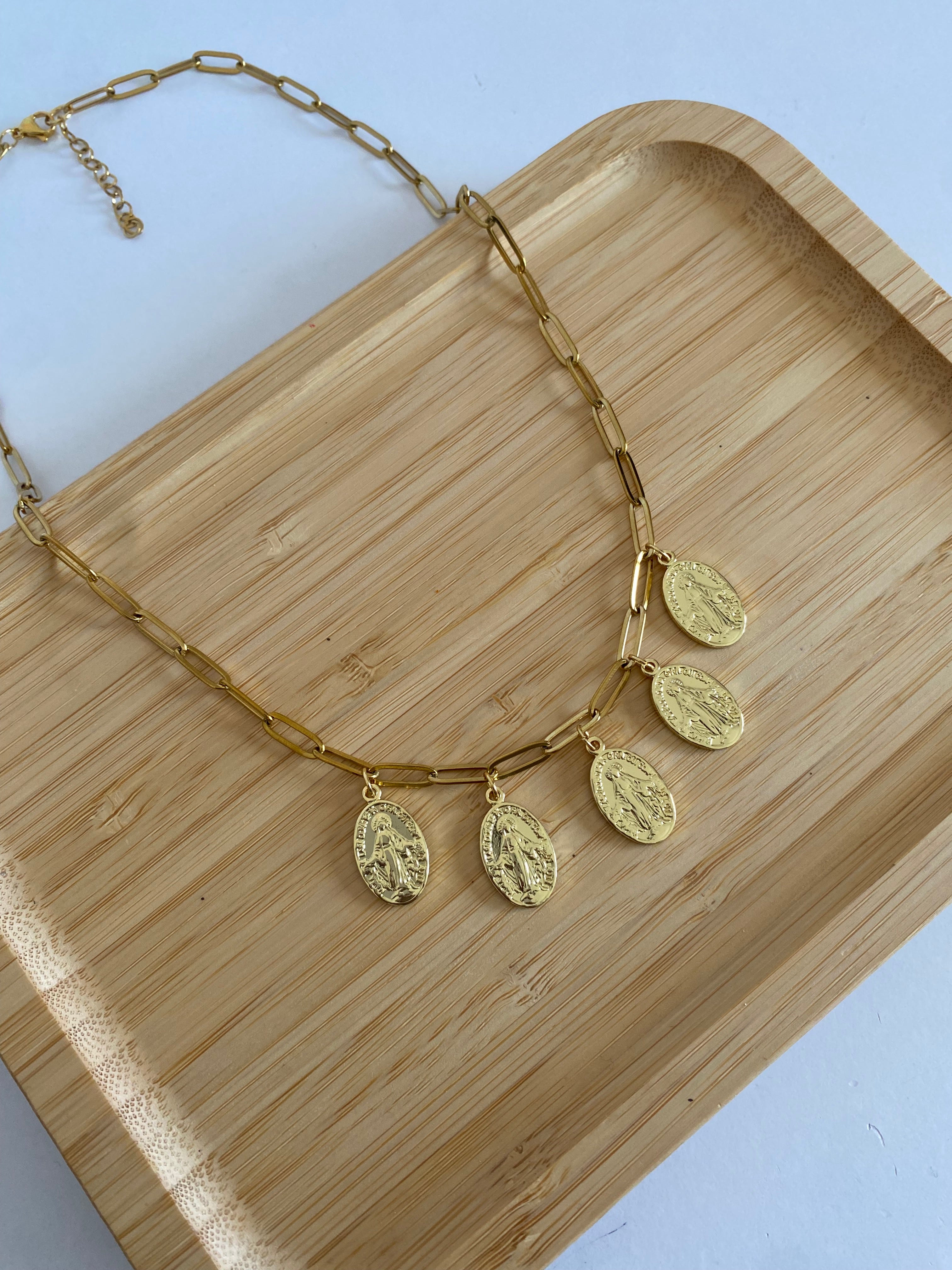 Faith Coin Charm Necklace!