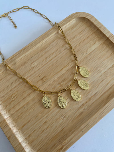 Faith Coin Charm Necklace!