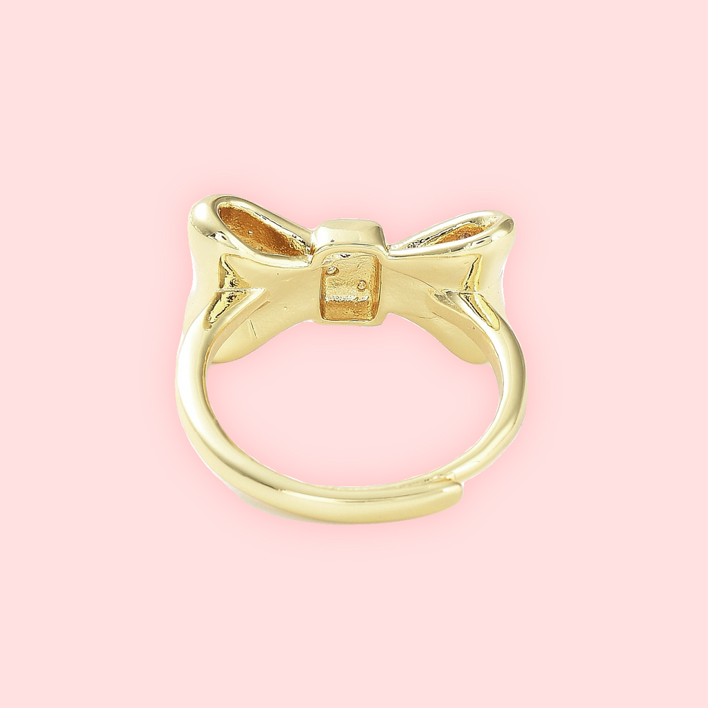 Gold Bow Knot Ring!