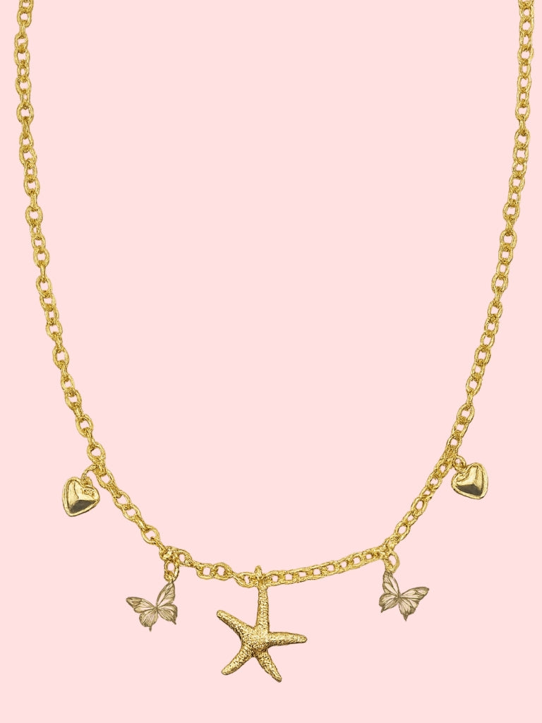 Beachy Charm Necklaces!