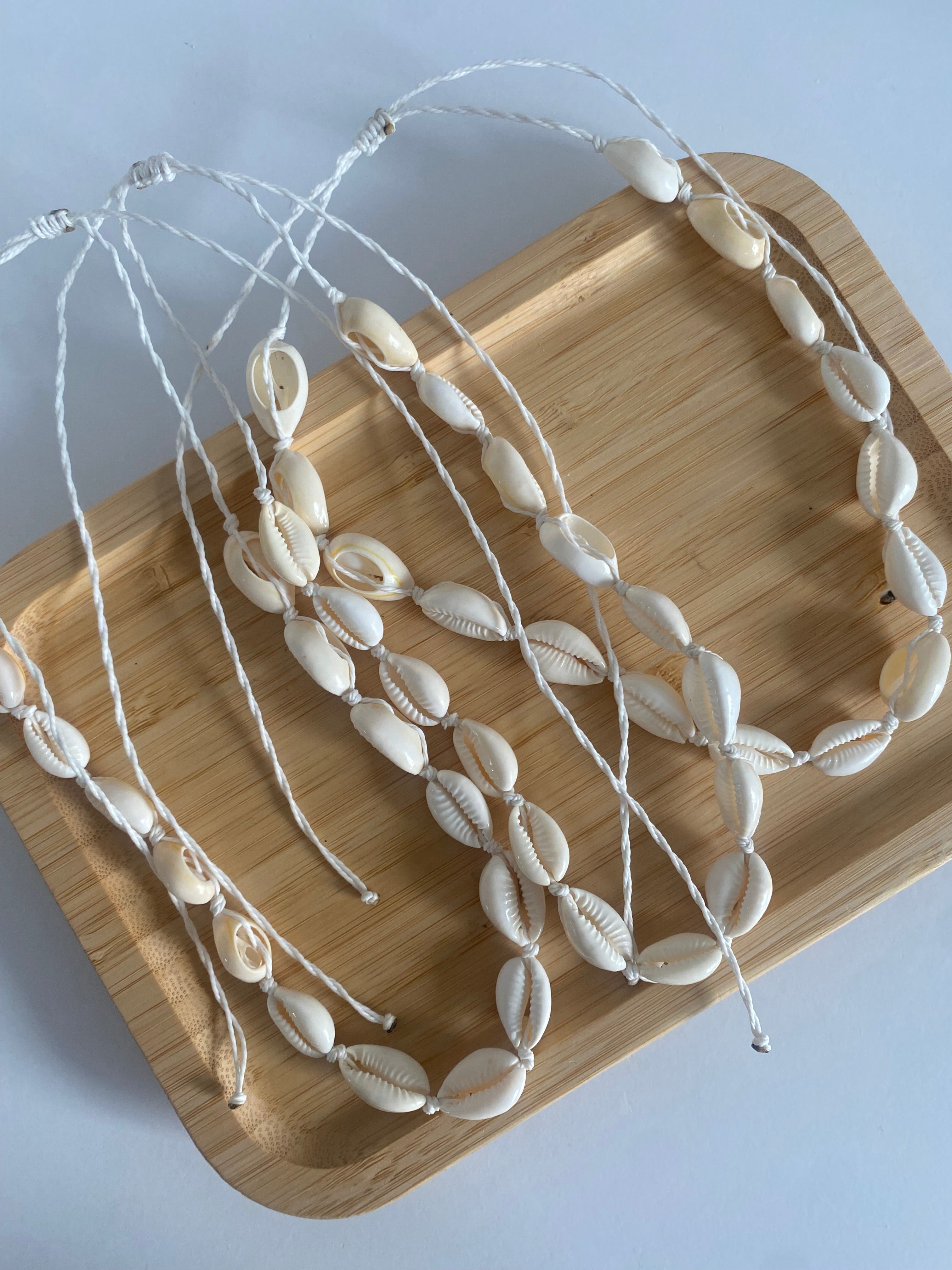 Cowrie Shell Necklaces!