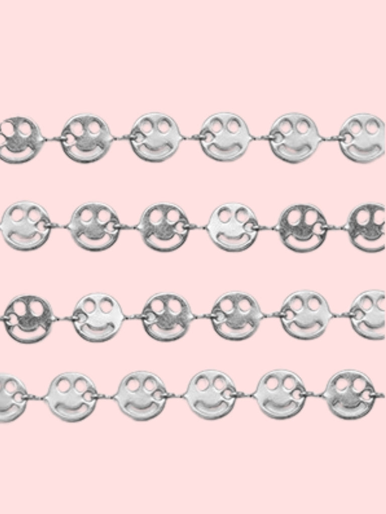 Silver Smiley Bracelet!