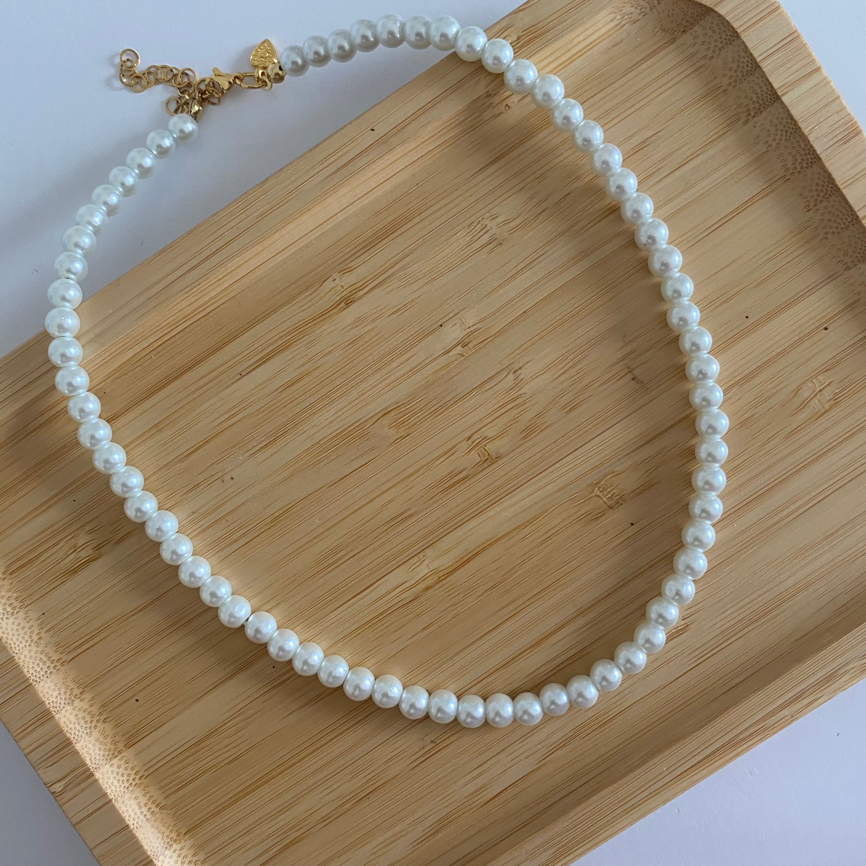 Glass Pearl Necklace!