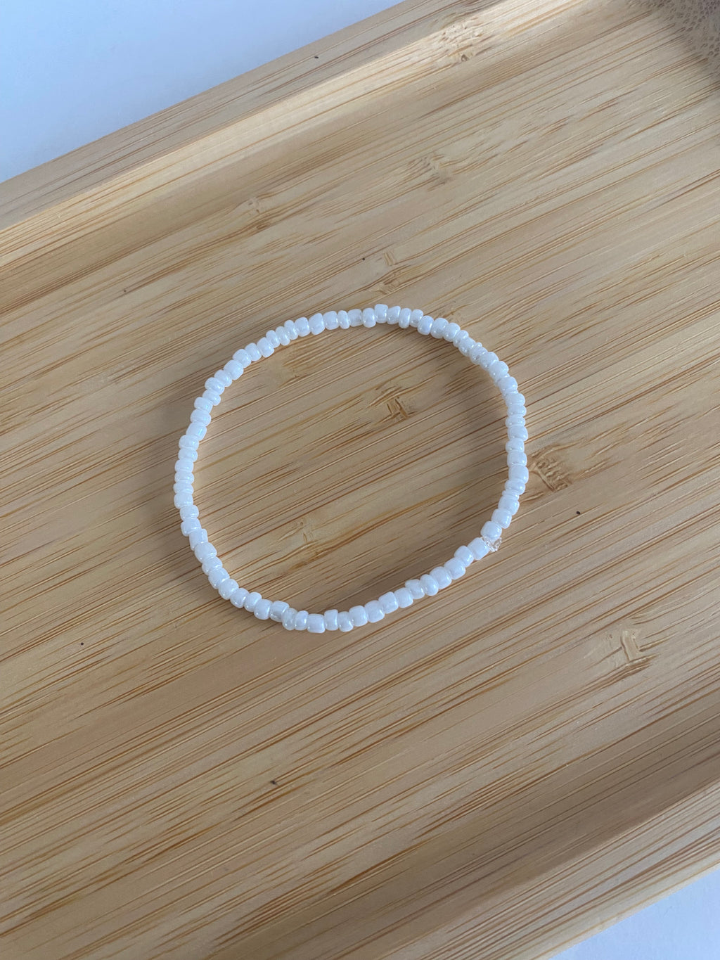White pearl bracelets!