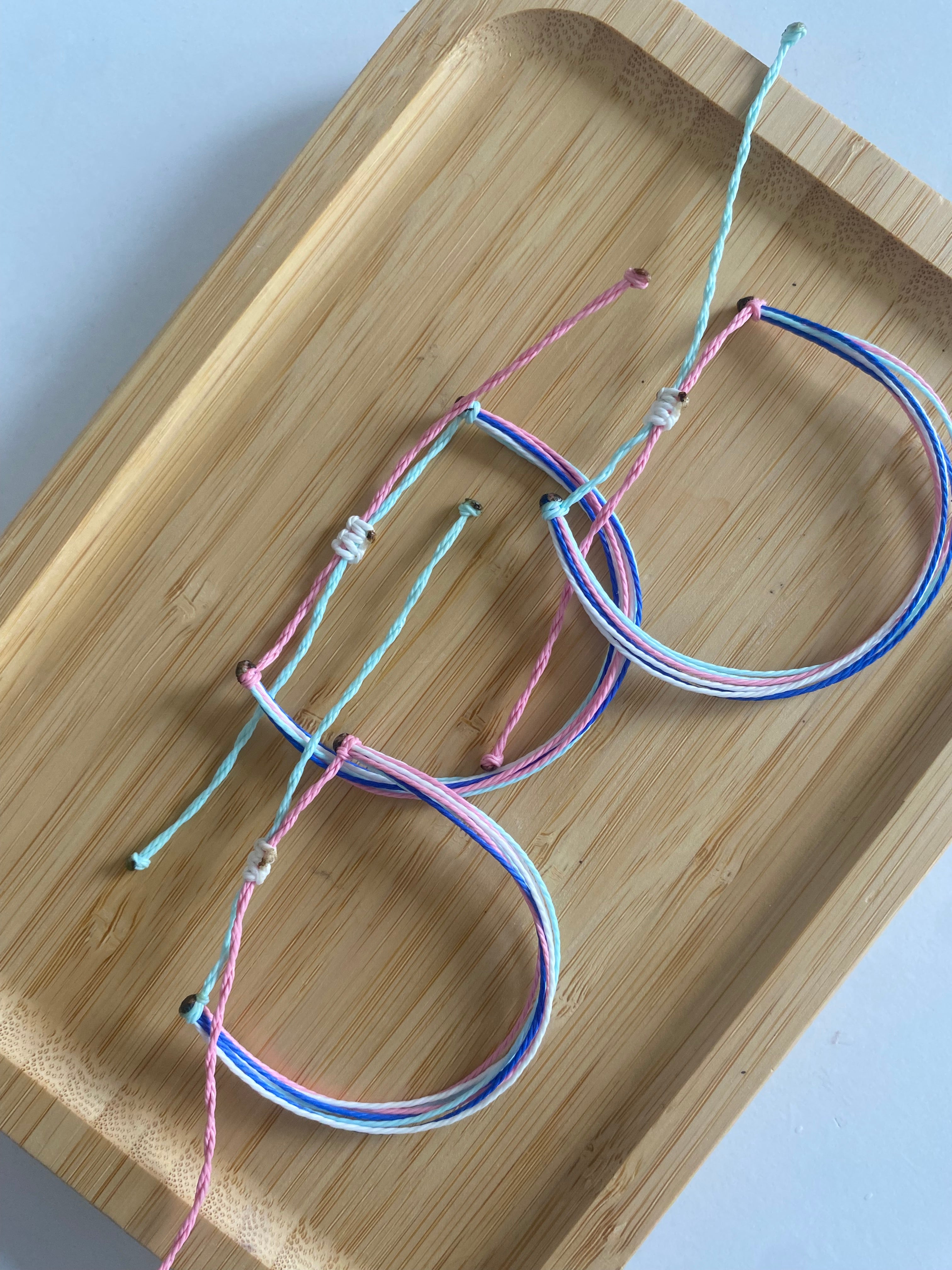 Colour Blast Wax String Bracelet!