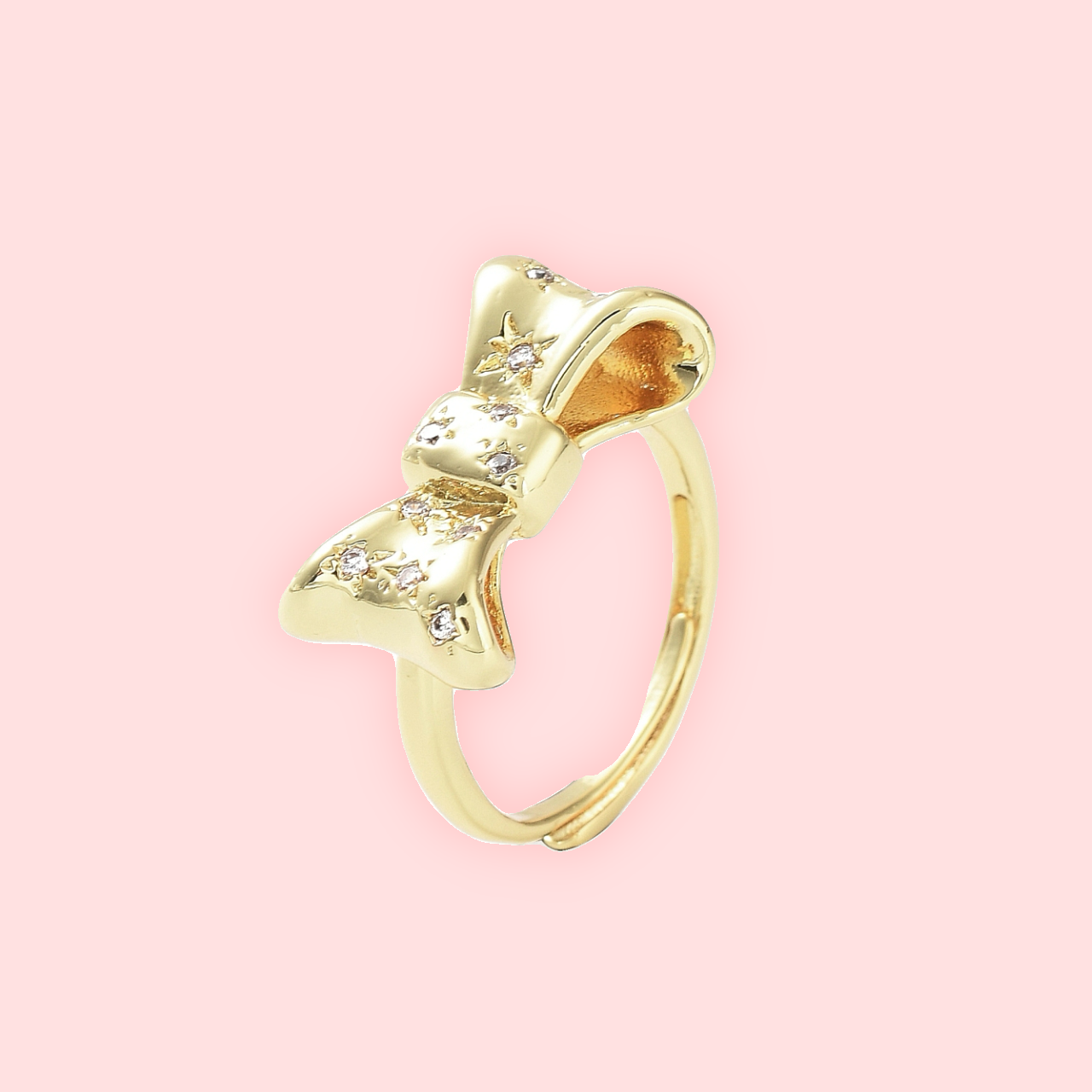 Gold Bow Knot Ring!