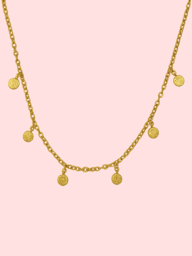 Coin Charm Necklace!