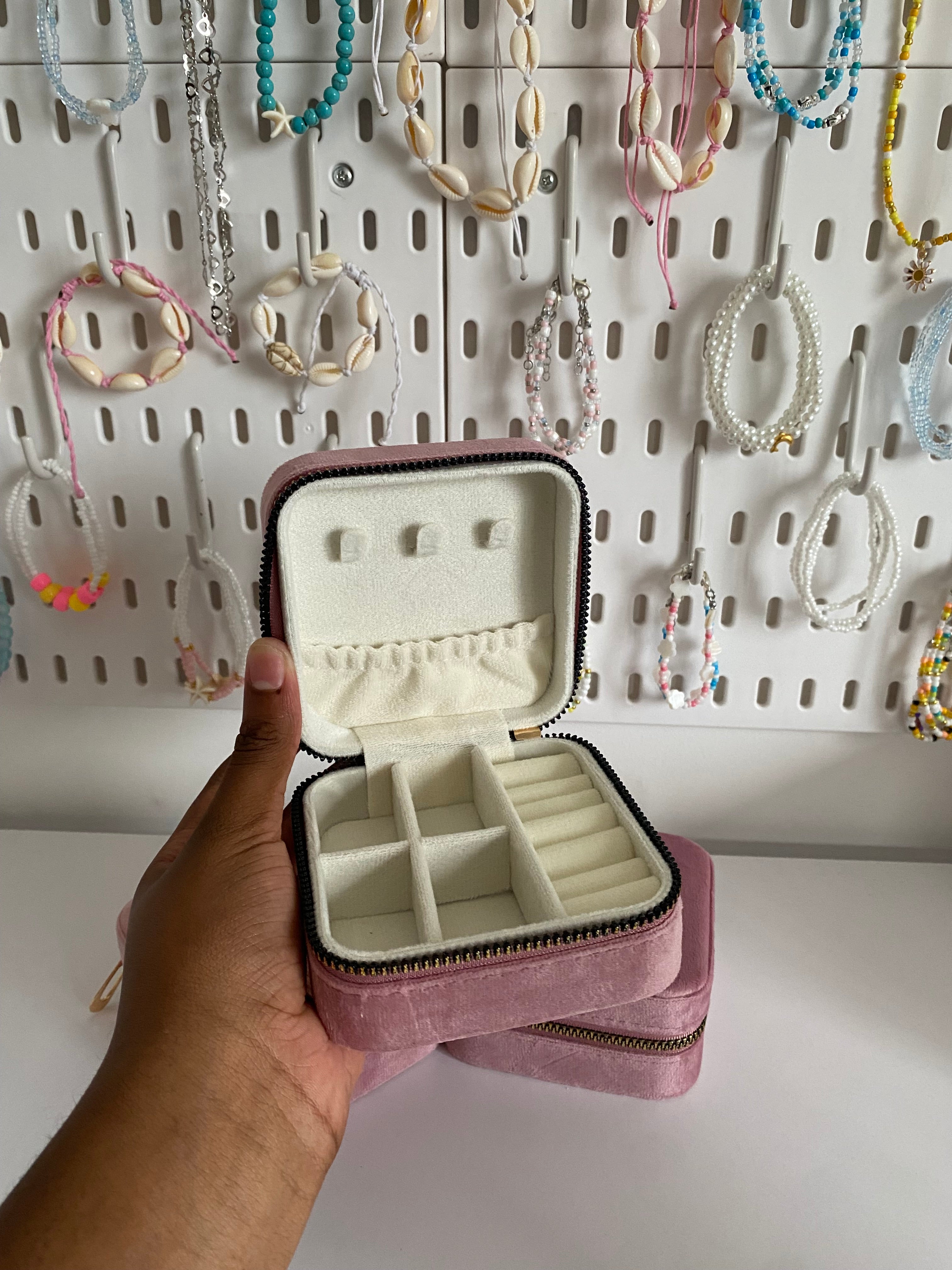 Pink Velvet Jewellery Box!