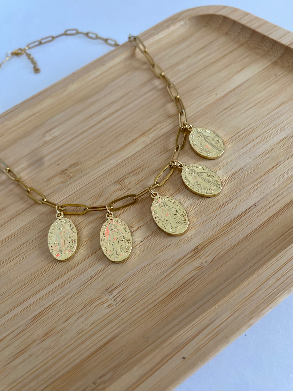 Faith Coin Charm Necklace!