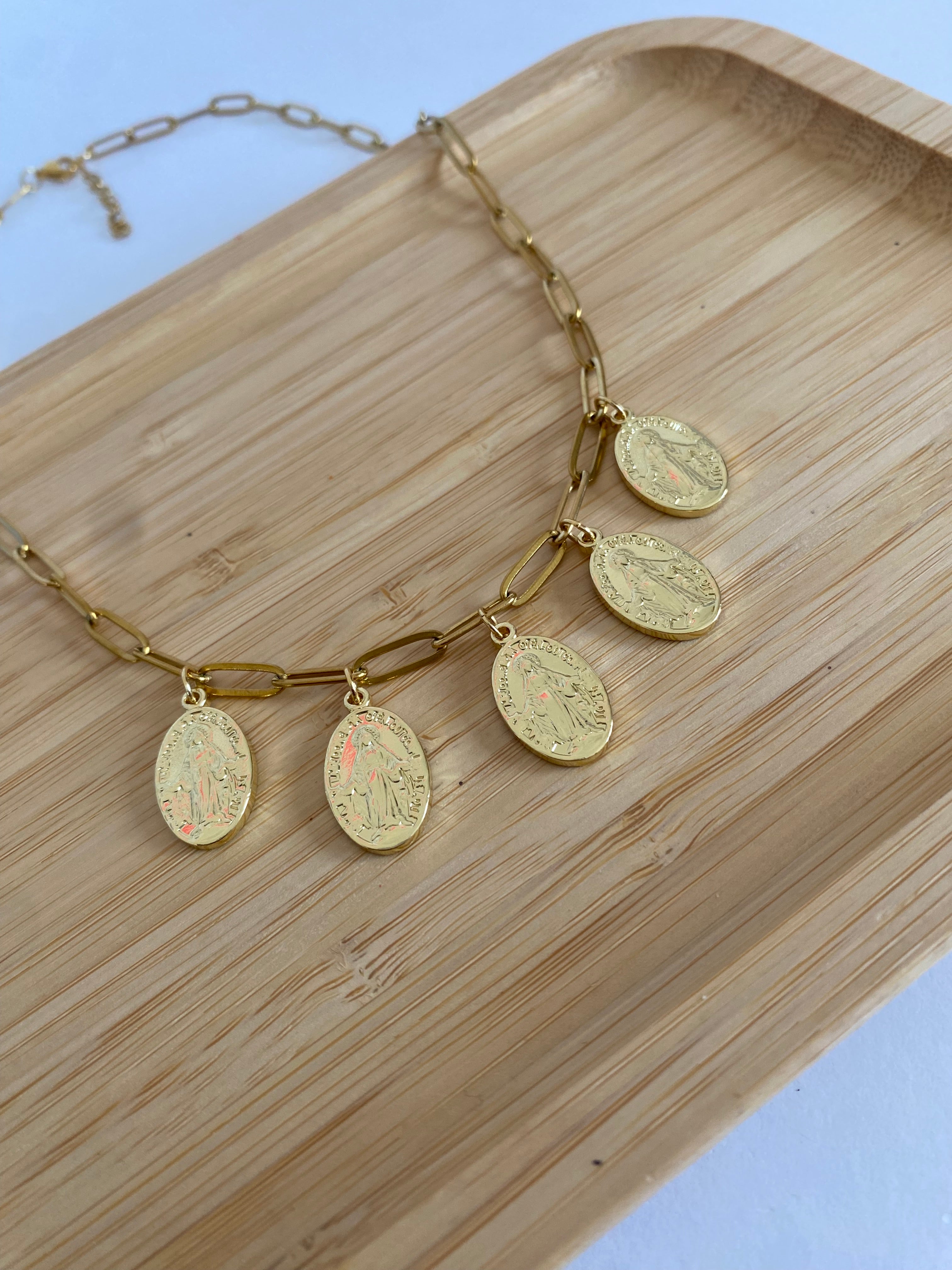 Faith Coin Charm Necklace!
