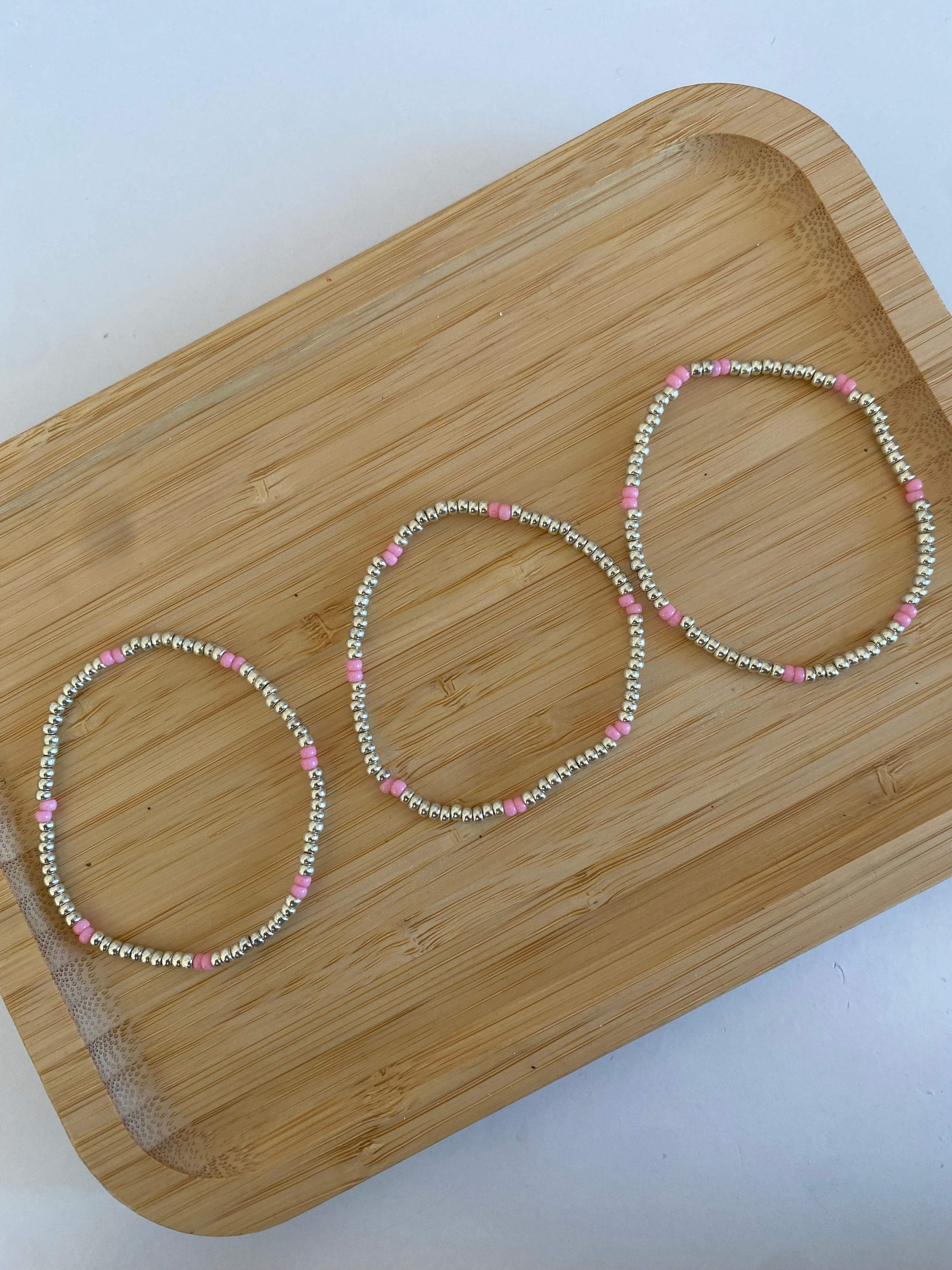Silver Blush Pop Bracelet!